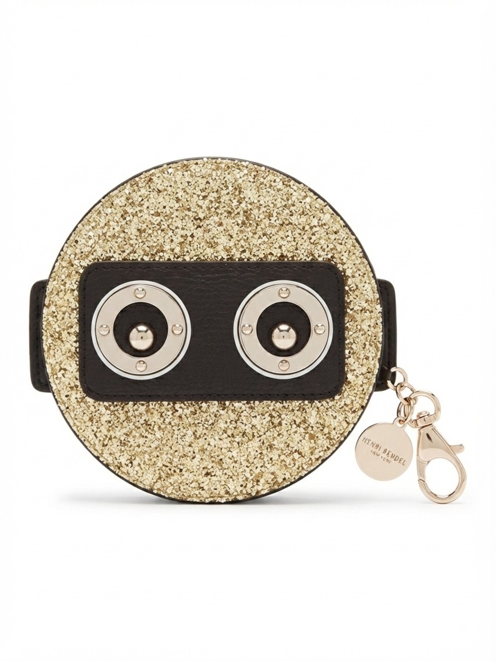Henri Bendel Robot Gold Glitter 🤖 Coin Purse Bag Charm